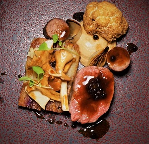 Venison dish at The Boat Inn, Lichfield, Staffordshire. Photocredit: Moorlands Eater